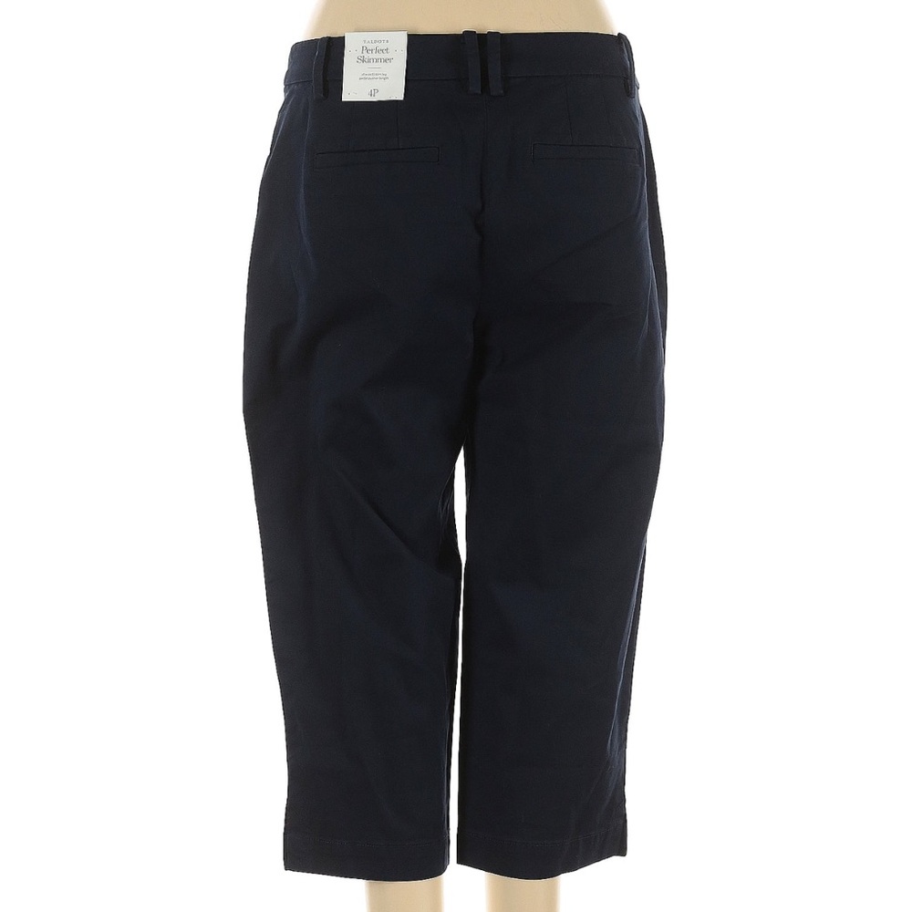 Talbots Navy Cropped Straight-Leg Capris - Picture 2 of 4